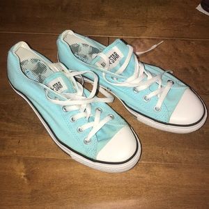 turquoise converse